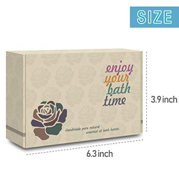 INTEYE Organic Bath Bomb Gift Set - Spa Bliss for Women