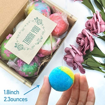 INTEYE Organic Bath Bomb Gift Set - Spa Bliss for Women