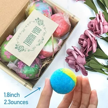 INTEYE Organic Bath Bomb Gift Set - Spa Bliss for Women