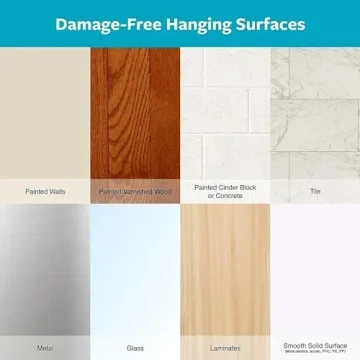 Command Double Bathroom Wall Hook for Easy Organization