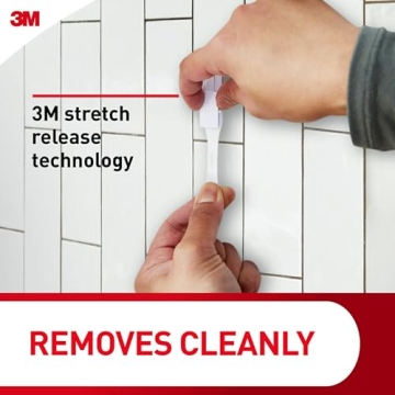 Command Double Bathroom Wall Hook for Easy Organization