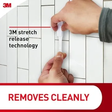 Command Double Bathroom Wall Hook for Easy Organization