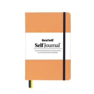BestSelf Self Journal 13-Week Productivity Journal with Prompts, Undated Planner and Guided Journal for Women and Men, Coral