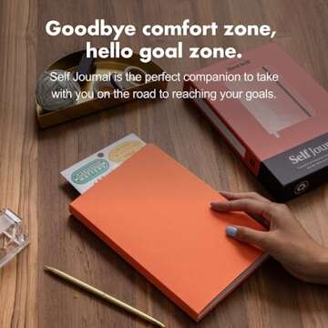 BestSelf Self Journal 13-Week Productivity Journal with Prompts, Undated Planner and Guided Journal for Women and Men, Coral