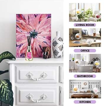 Xcleen 3 Pack Reed Diffuser, Scented Oil Diffuser with 15 Sticks, Escape/Vanilla/Moroccan Amber, Air Freshener for Bathroom & Office, Holiday Home Fragrance, Gift idea, Each 1.7Fl Oz, Total 5.1Oz