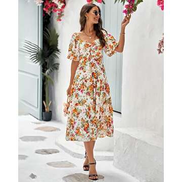 BTFBM Women Summer Casual Flowy Maxi Dress 2025