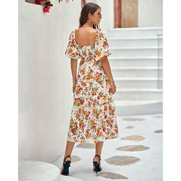 BTFBM Women Summer Casual Flowy Maxi Dress 2025