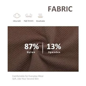 FeelinGirl Plus Size Tummy Control Shapewear Underwear Body Shaper Panties Seamless Compression Panties Cocoa 3XL/4XL