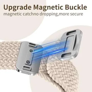 Chinber Braided Apple Watch Band with Magnetic Clasp