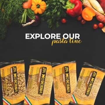 LA MODERNA, Conchas, Pasta, Hecha con Sémola de Trigo Durum, Enriquecida con Vitaminas y Hierro, 7 oz