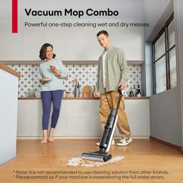 2024 Cordless Vacuum Mop Combo With Self-Cleaning Function