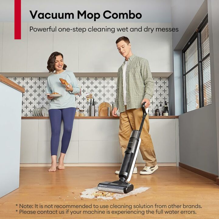 2024 Cordless Vacuum Mop Combo With Self-Cleaning Function
