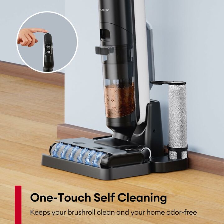 2024 Cordless Vacuum Mop Combo With Self-Cleaning Function