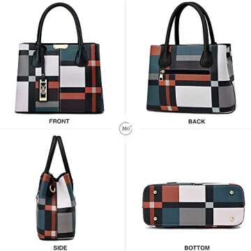 COCIFER Purses and Handbags for Women Shoulder Tote Bags Top Handle Satchel