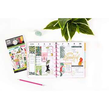 The Happy Planner Sticker Value Pack - Jungle Vibes Theme - 30 Sheets, 778 Stickers for Creative Pla...