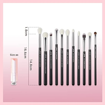 Jessup PRO Eye Makeup Brushes Set 15pcs Premium Quality
