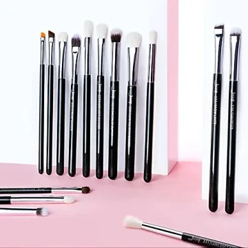 Jessup PRO Eye Makeup Brushes Set 15pcs Premium Quality