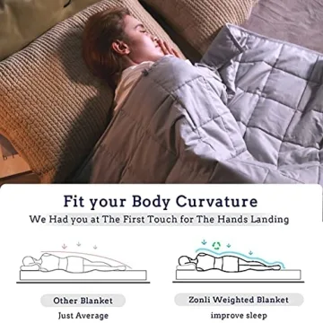 ZonLi Weighted Blanket for Better Sleep and Relaxation