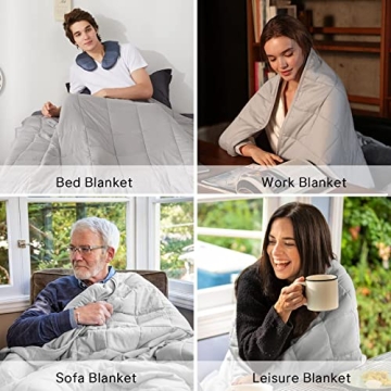 ZonLi Weighted Blanket for Better Sleep and Relaxation
