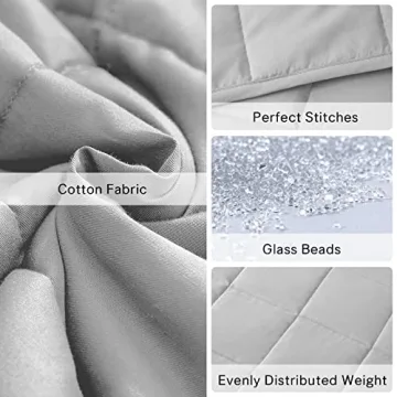 ZonLi Weighted Blanket for Better Sleep and Relaxation
