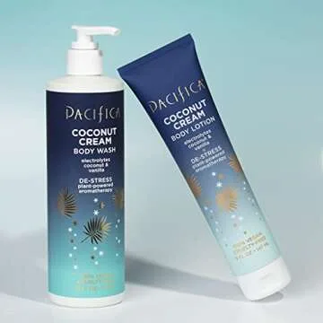 Pacifica Coconut Cream Wash & Lotion Set - Hydrating Vegan Gift