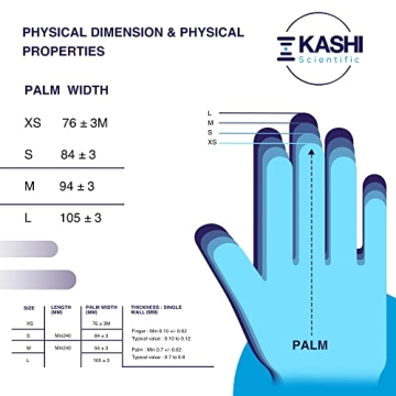 Kashi Nitrile Gloves - Safe & Comfortable Fit for All