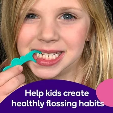 BURST Kids Flossers with Strawberry Flavor & Ergonomic Design