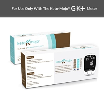 Accurate KETO-MOJO GK+ Blood Ketone & Glucose Test Strips