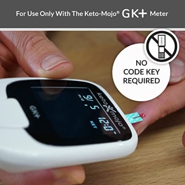 Accurate KETO-MOJO GK+ Blood Ketone & Glucose Test Strips