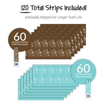 Accurate KETO-MOJO GK+ Blood Ketone & Glucose Test Strips