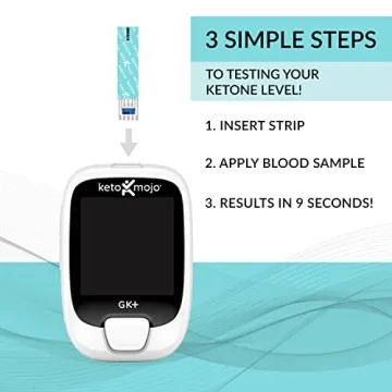 Accurate KETO-MOJO GK+ Blood Ketone & Glucose Test Strips