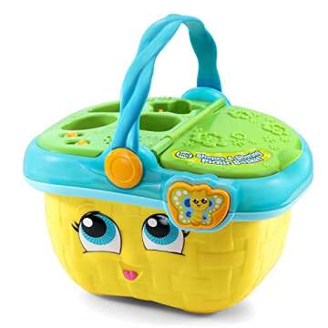 LeapFrog Shapes and Sharing Picnic Basket (Frustration Free Packaging), Yellow