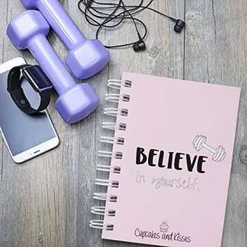 Cupcakes & Kisses Fitness Journal & Workout Planner