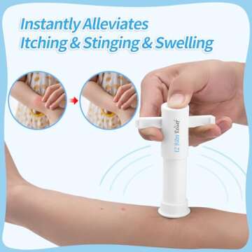 Memine EZ Bites Relief Tool - Instant Itch Relief Sucker