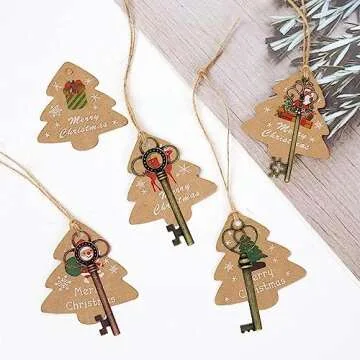 Mixed Set of 30 Large Skeleton Keys - Set of 30 Keys (Bronze Color)