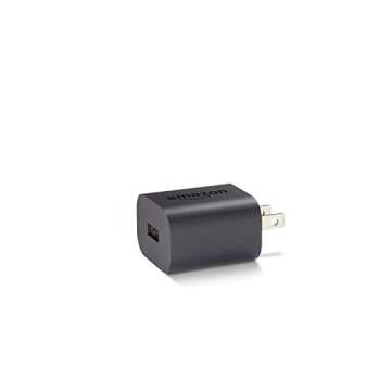 Amazon 5W USB Official OEM Charger and Power Adapter for Fire Tablets and Kindle eReaders - Black