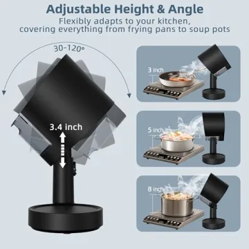 Compact GroTawel Portable Range Hood for Easy Cooking