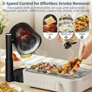 Compact GroTawel Portable Range Hood for Easy Cooking