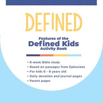 Defined: Who God Says You Are - Younger Kids Activity Book: A Study on Identity for Kids