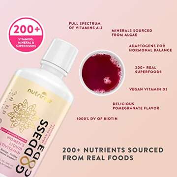 NutriRise Vegan Liquid Multivitamin - Hair, Skin & Gut Support