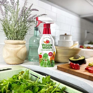 Veggie Wash Fruit Vegetable Cleaner Safe Effective Spray