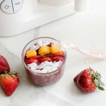 BEABA Glass Baby Food Containers - Microwave & Freezer Safe