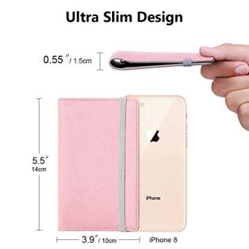 FurArt Passport Holder Cover, Passport Wallet Case for Men&Women,RFID Blocking,Compact Size