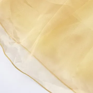 Uhdear Girls Off Shoulder Princess Dress Ball Gown Yellow