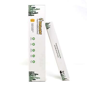 Bamboozled | Bamboo Toothbrush | BPA Free | Charcoal Infused Soft Bristles | Environmentally Friendl...