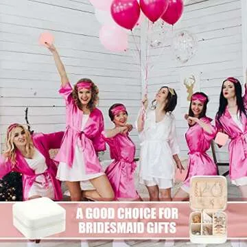 Taiyin Travel Jewelry Organizer for Bridesmaids Gift
