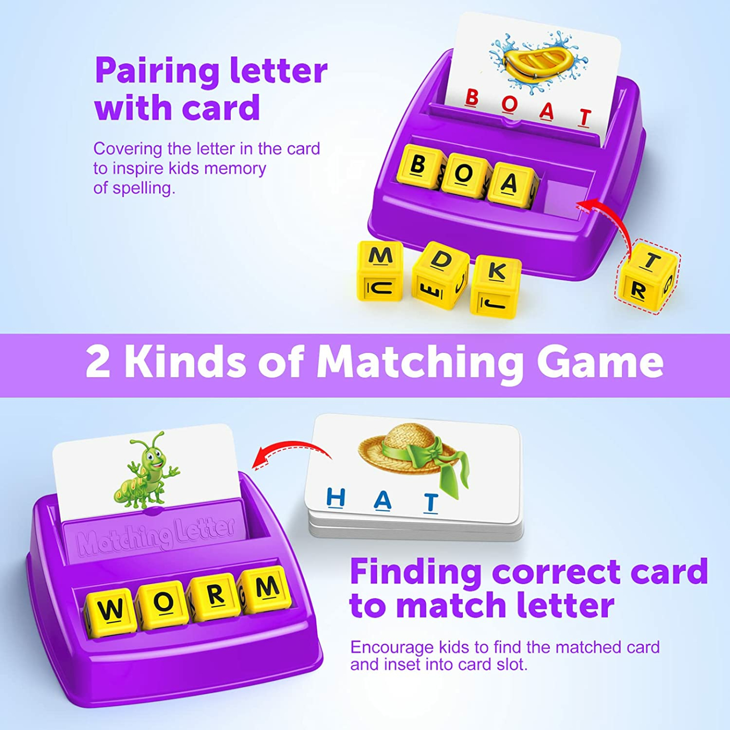 Fun Educational Matching Letter Games for Kids 3-8