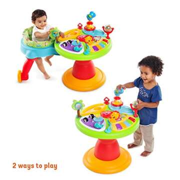 Bright Starts 3-in-1 Around We Go Activity Center & Table Ages 6 Months Plus