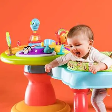 Bright Starts 3-in-1 Around We Go Activity Center & Table Ages 6 Months Plus