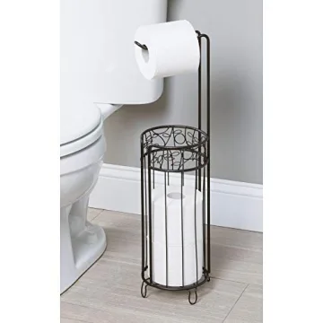 iDesign Metal Toilet Paper Holder - Stylish & Functional